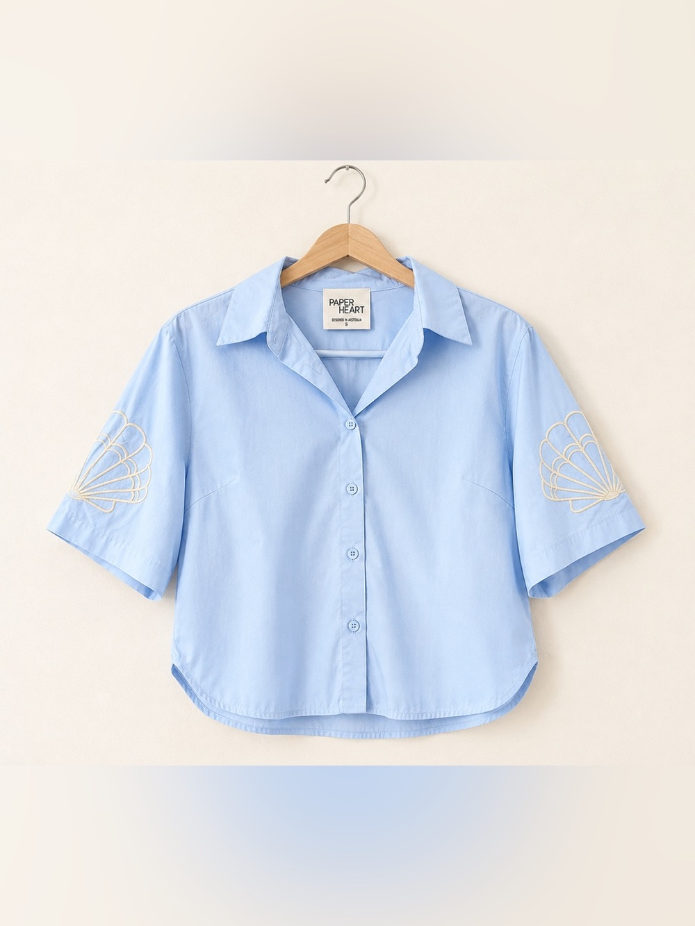 Paper Heart Light Blue Shelly Set